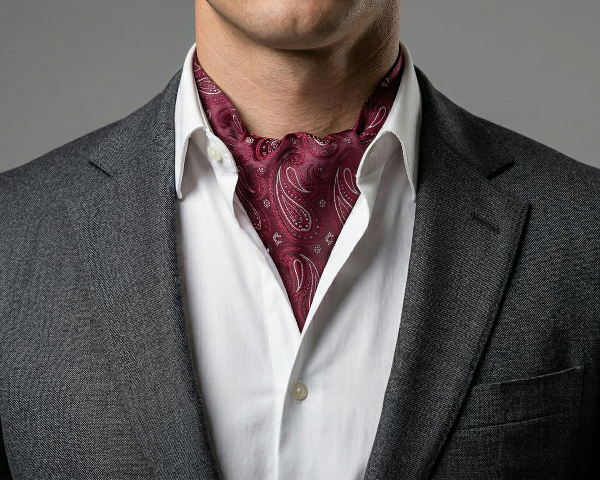 Vinrød Paisley