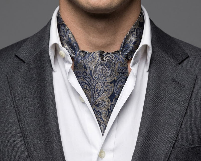 Sort og Beige Paisley